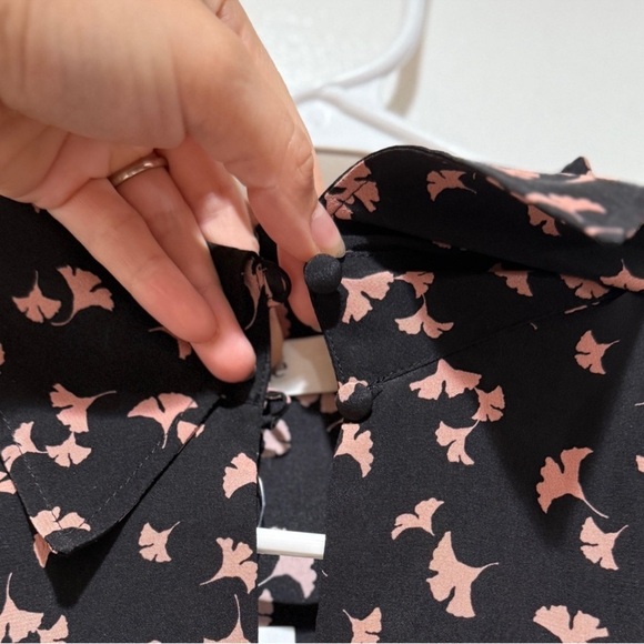 NWT Chloé Ginko Hommage Print Silk Mini‎ Dress Pearl Blush FR 40 US L Large Fall - Picture 13 of 14